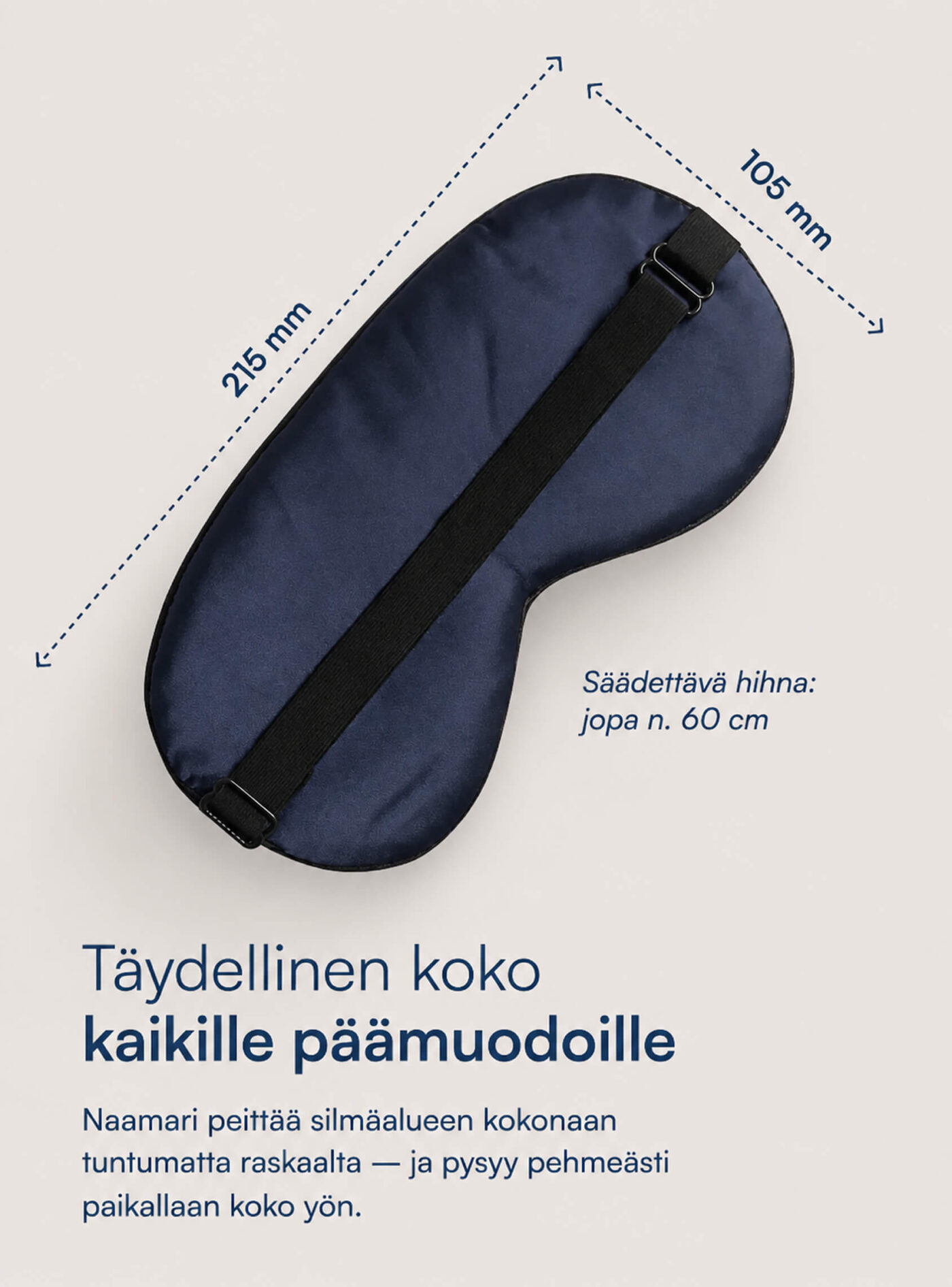Silkki Uninaamari (100% Mulberry Silkki)