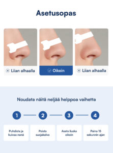 Nattelyst™ Nenäliuskat