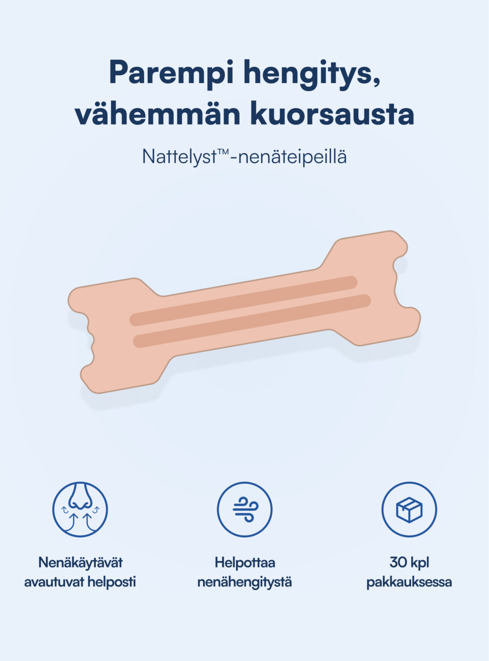 Nenäteippi (Nattelyst™)