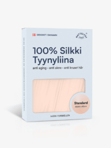 100% Mulberry Silkki Tyynyliina (OEKO-TEX) Beige