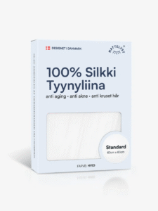 100% Mulberry Silkki Tyynyliina (OEKO-TEX) Valkoinen