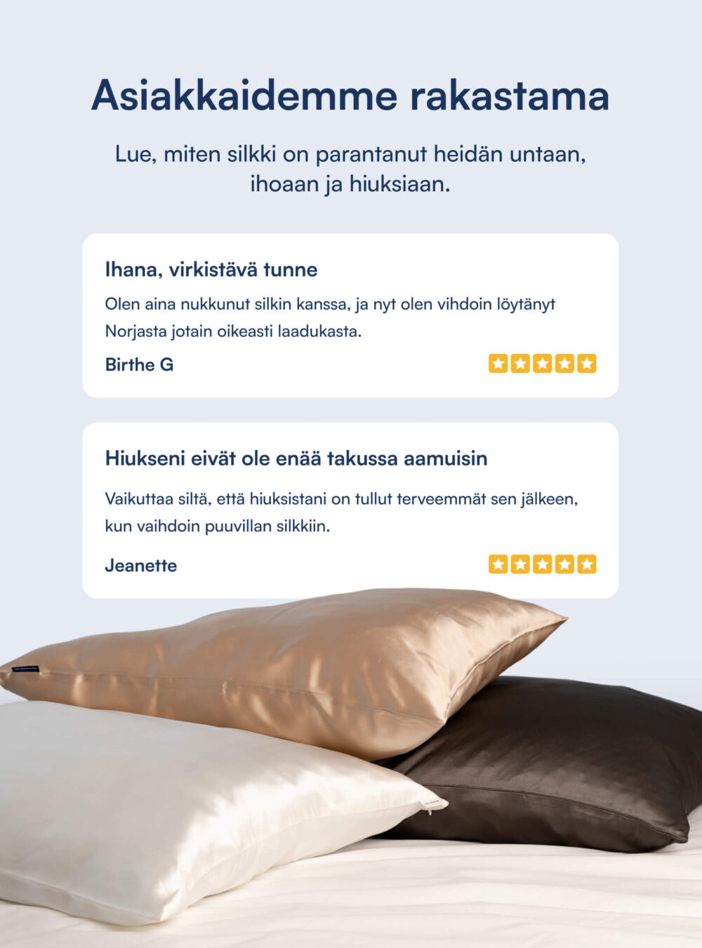 100% Mulberry Silkki Tyynyliina (OEKO-TEX) Valkoinen