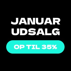 Januar udsalg: op til 35% rabat på udvalgte varer