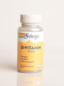 D-vitamiini 30 mcg Solaray