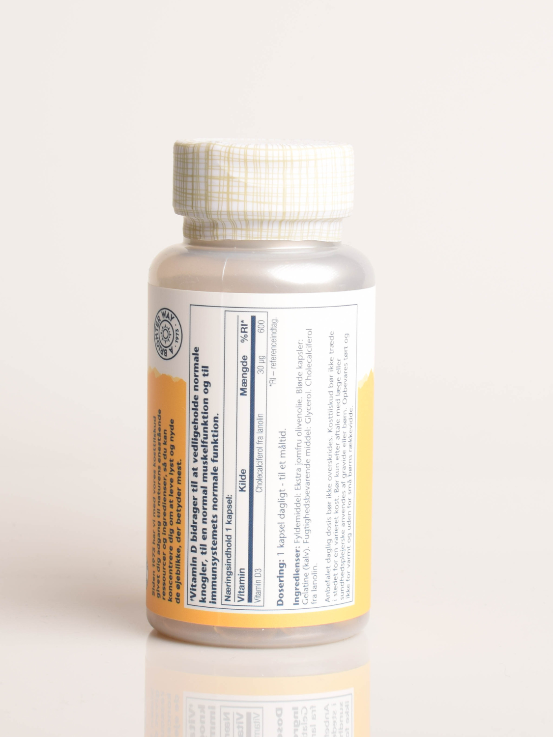 D-vitamiini 30 mcg Solaray