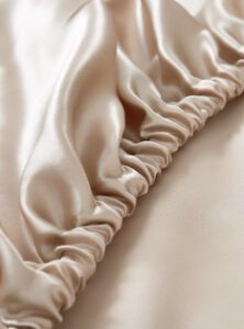 100% Mulberry Silkki Aluslakana (OEKO-TEX) Beige