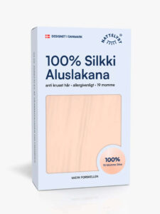 100% Mulberry Silkki Aluslakana (OEKO-TEX) Beige