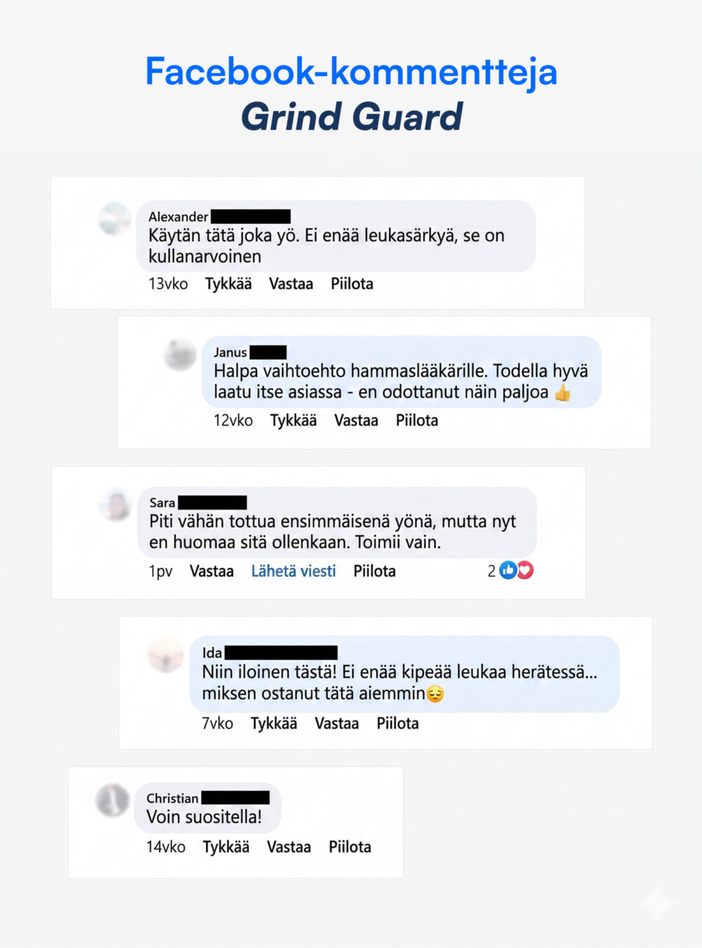 Grind Guard (Hampaiden narskuttelua vastaan)