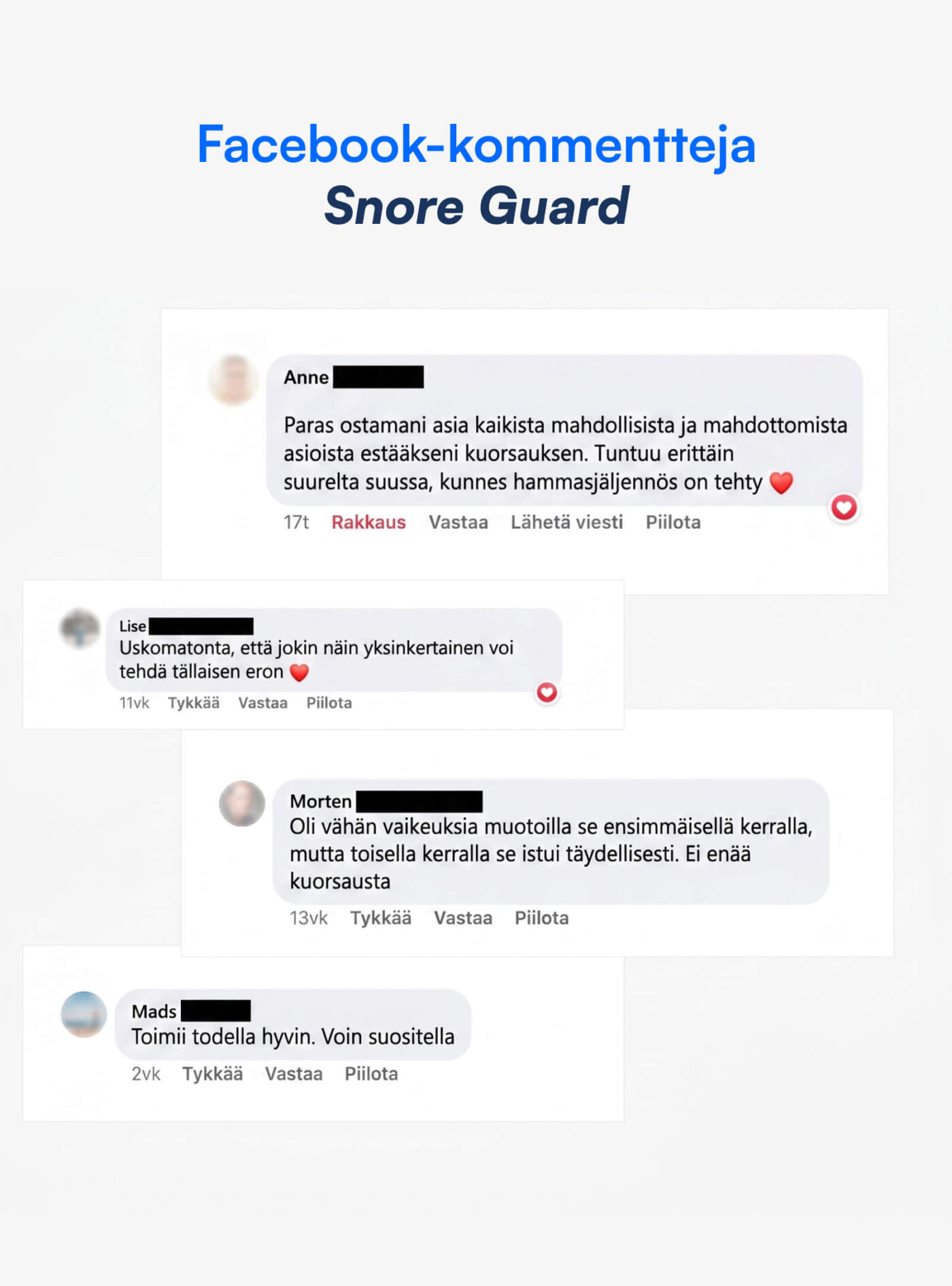 Kuorsauskisko (Snore Guard)
