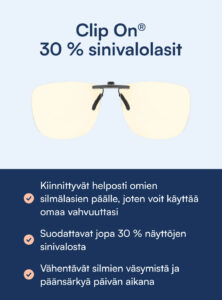 Clip On® - Blue Light Silmälasit