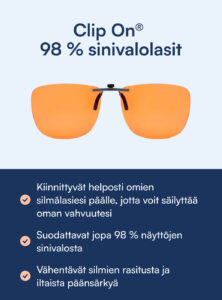Clip On® - Blue Light Silmälasit