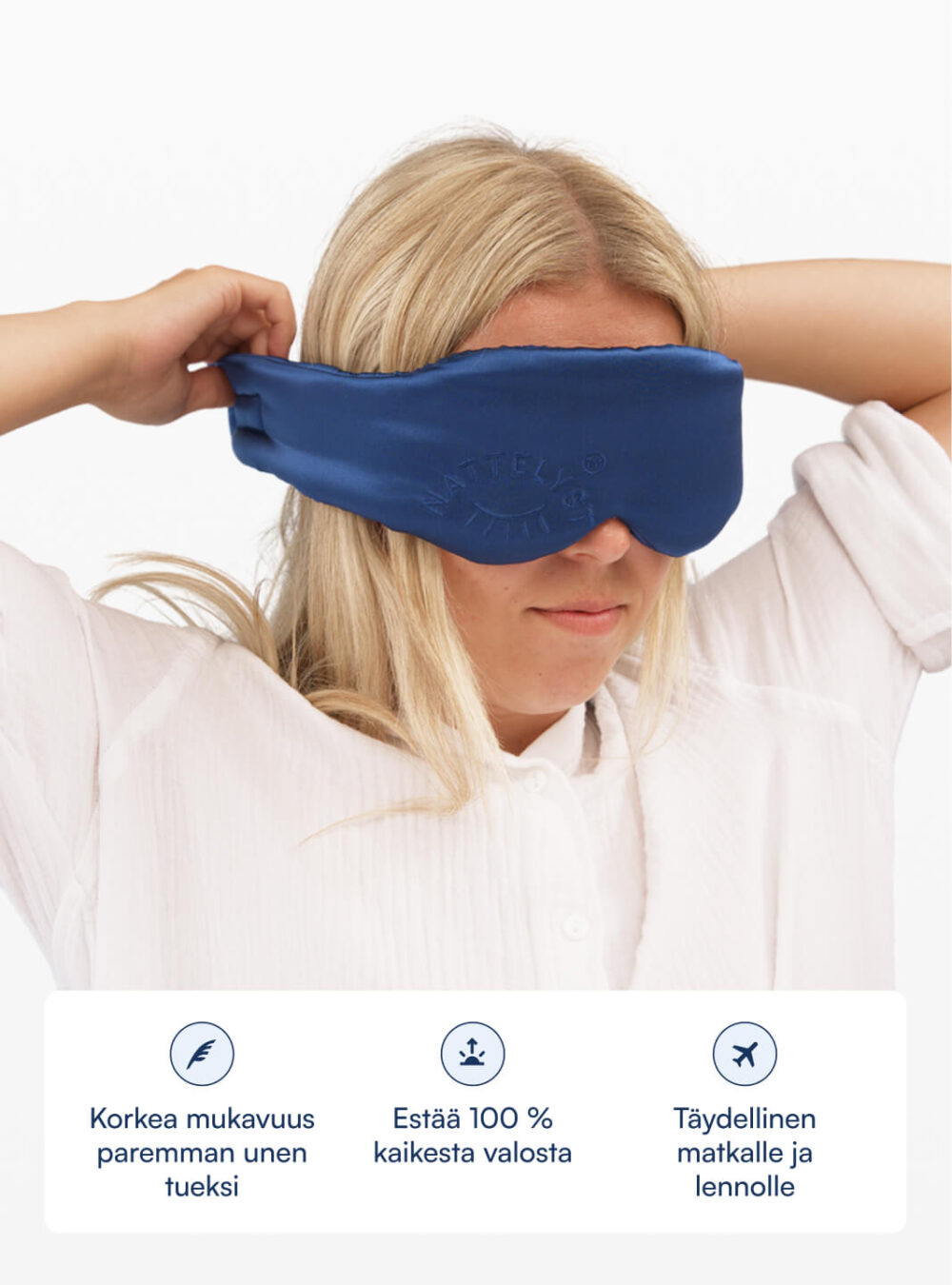 Mögli Uninaamari (100% Mulberry Silkki)