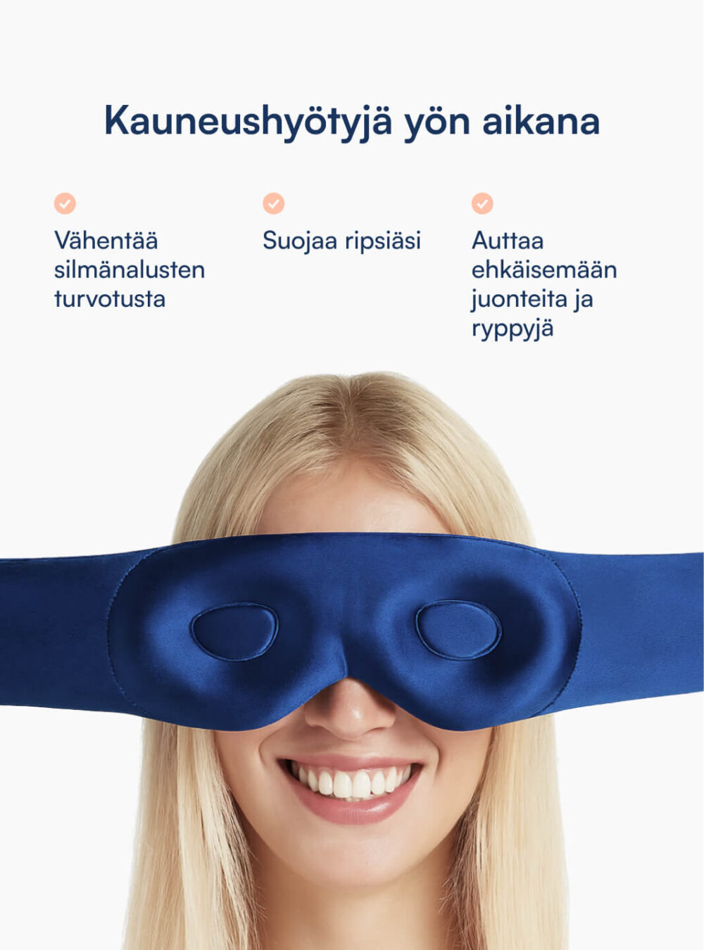 Mögli Uninaamari (100% Mulberry Silkki)