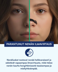 Magneettiset nenäliuskat (Parempi hengitys) Nattelyst™
