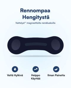 Magneettiset nenäliuskat (Parempi hengitys) Nattelyst™