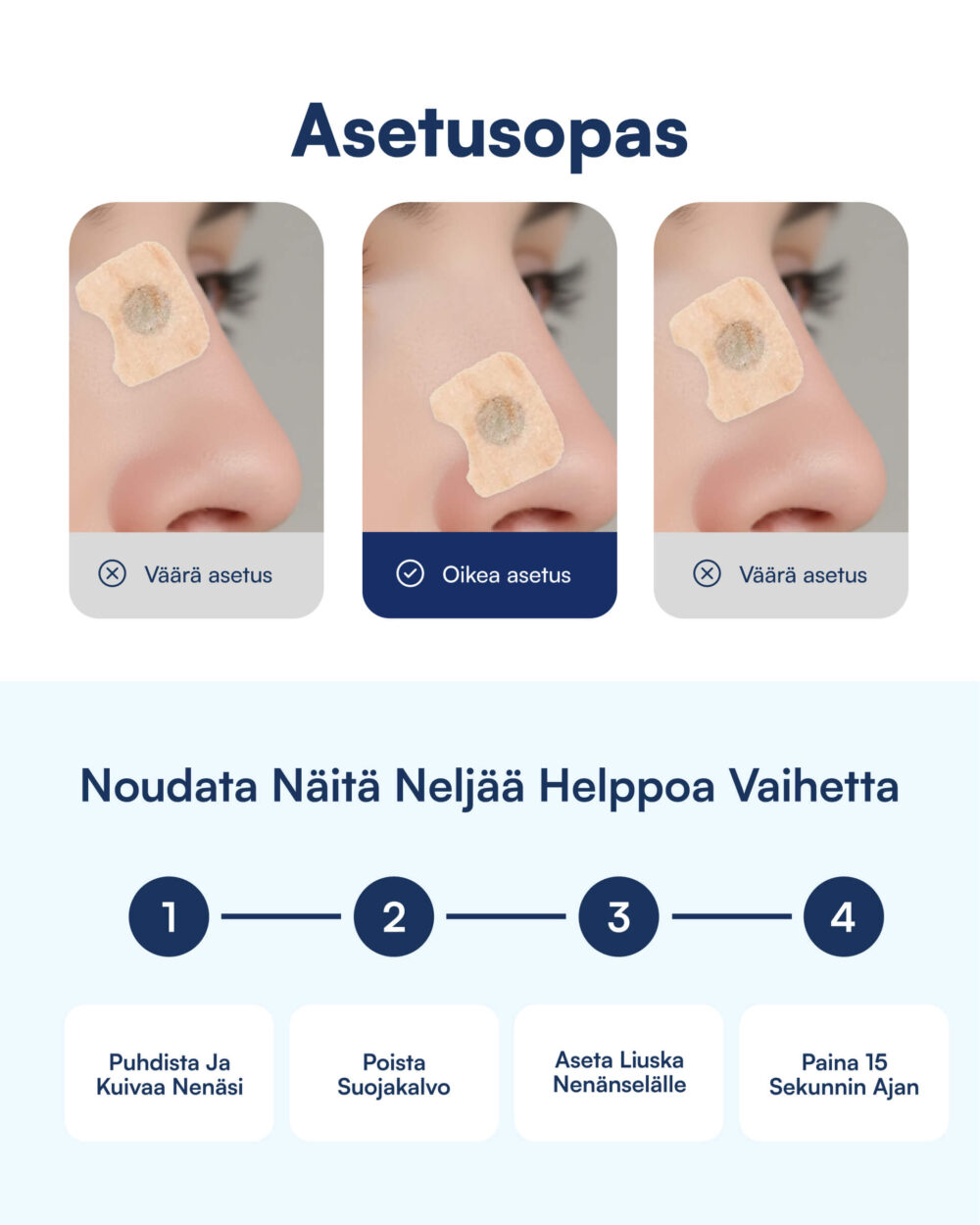 Refill - Magneettiset nenäliuskat