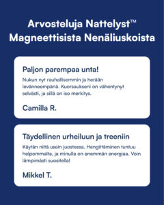 Magneettiset nenäliuskat (Parempi hengitys) Nattelyst™