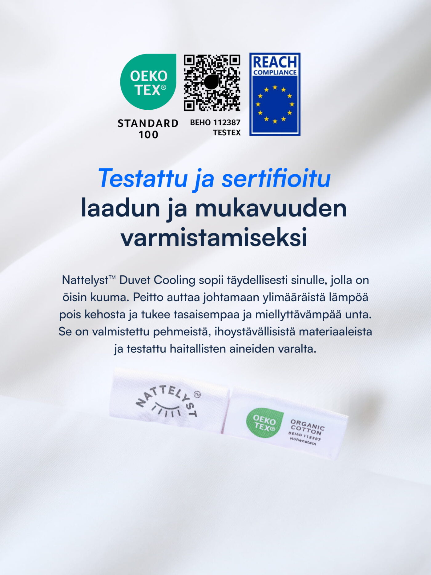 Viilentävä peitto Nattelyst™