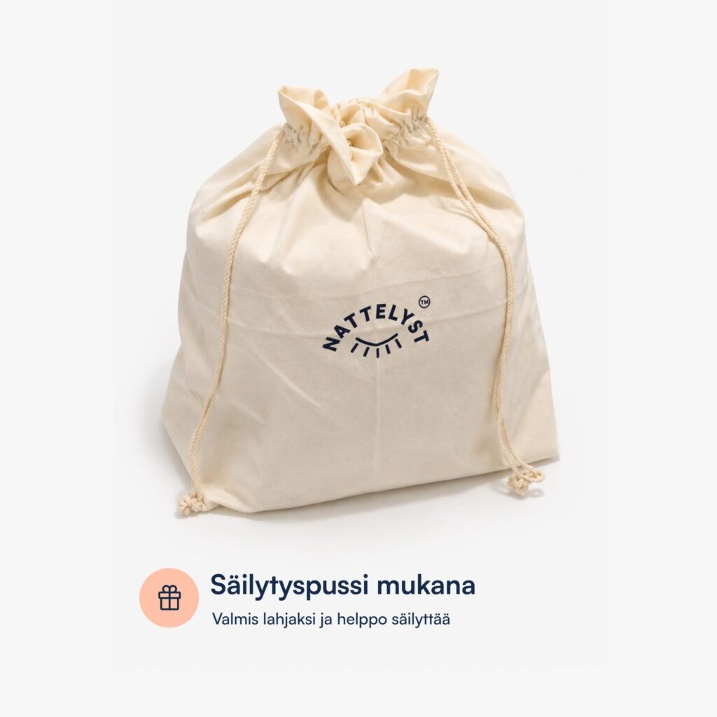 Säilytyspussi mukana